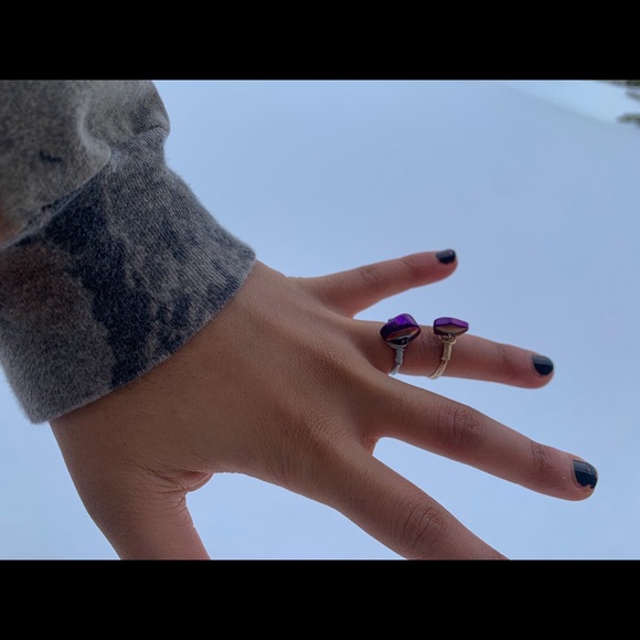 Purple Hematite Ring - Picture 4 of 5